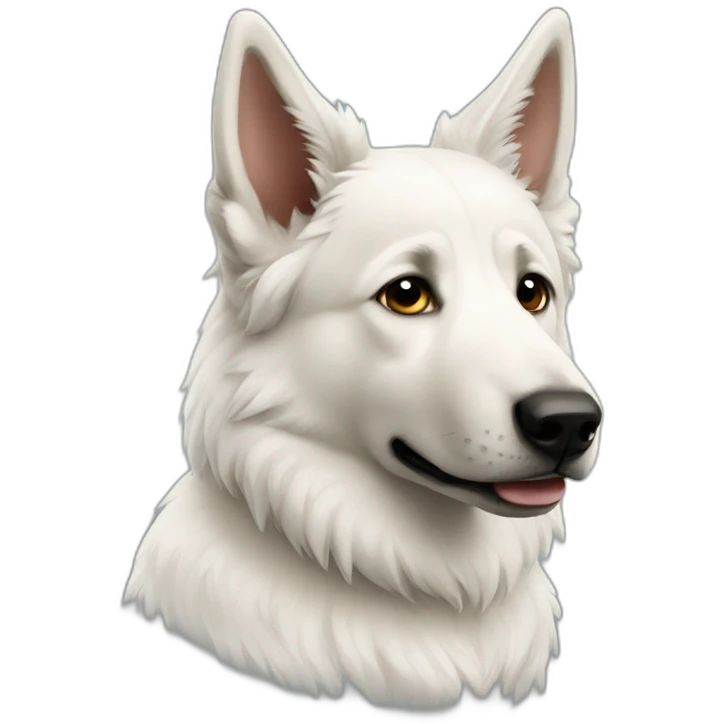 white shepherd emoji