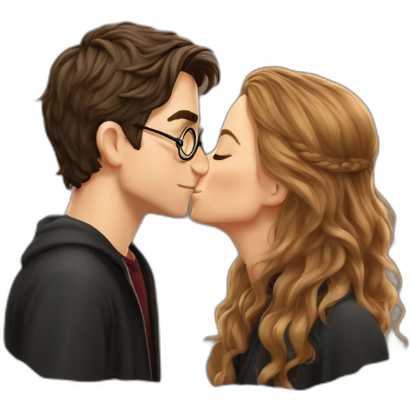 harry-potter-kissing-hermione emoji