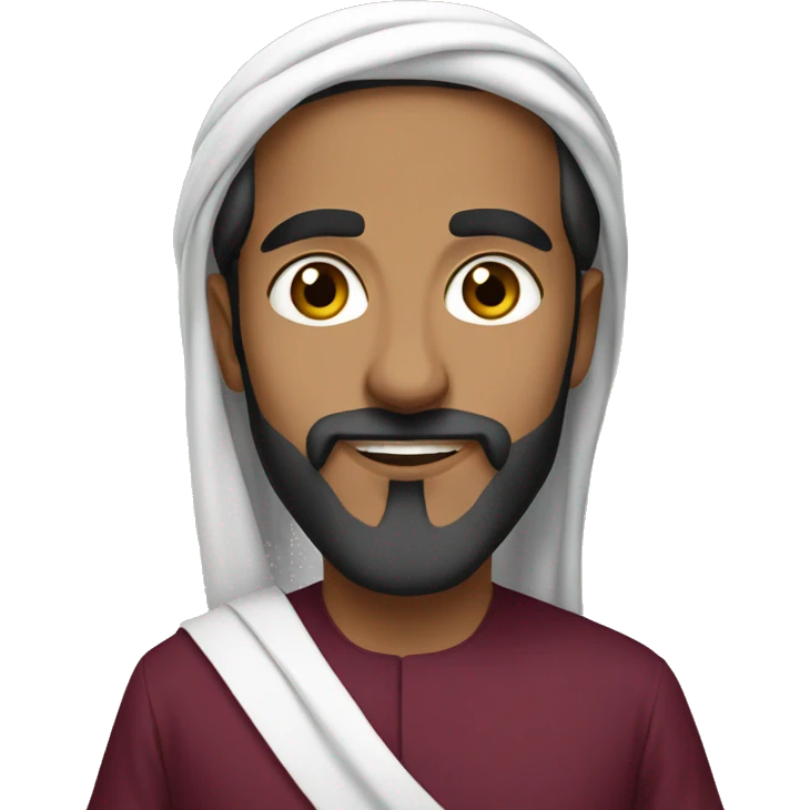 Qatari with ghutra emoji