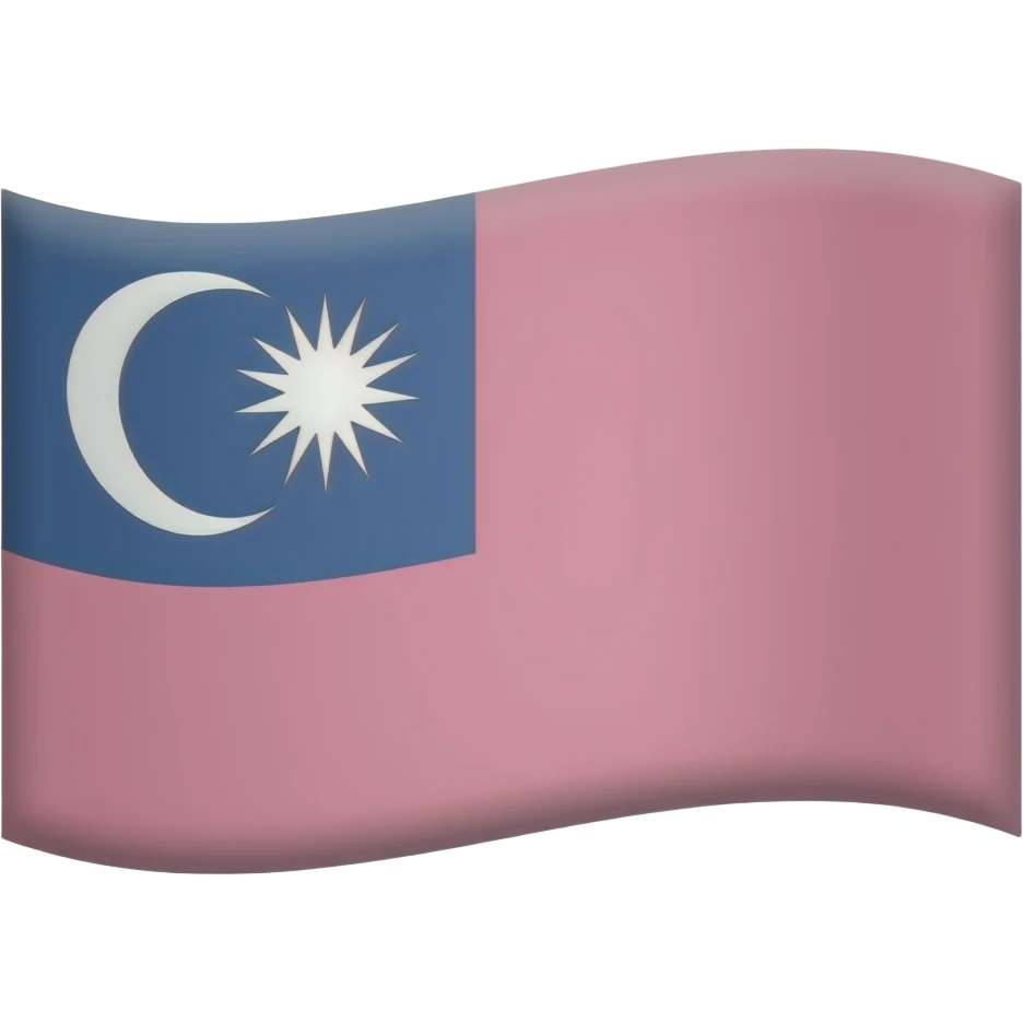Pink banda flag emoji