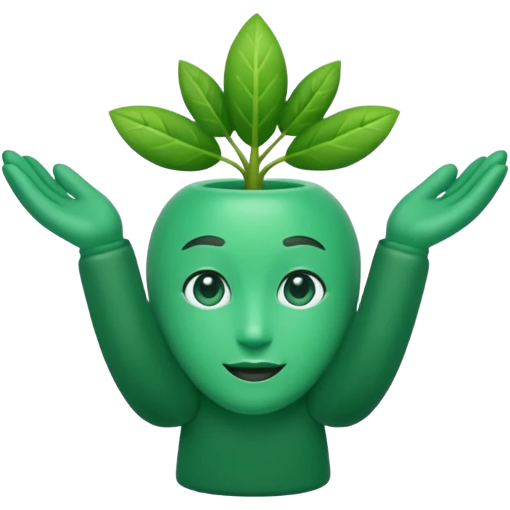 Green fingers crossed emoji