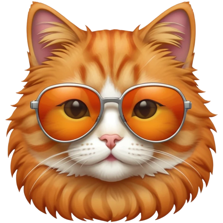 Cat with sunglass emoji