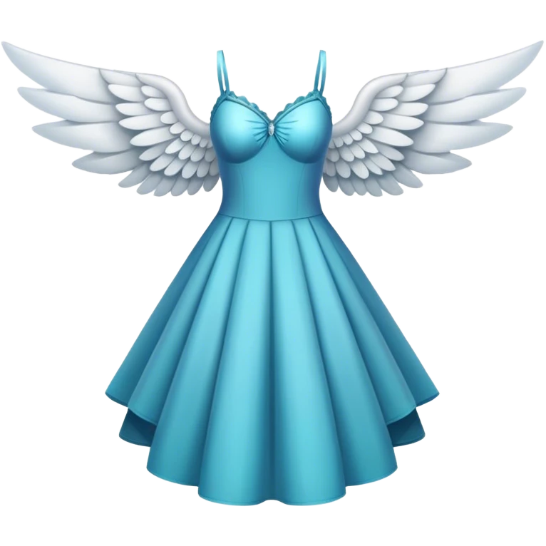Dress with wings emoji