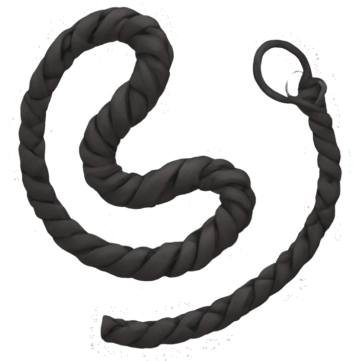 A whip  emoji