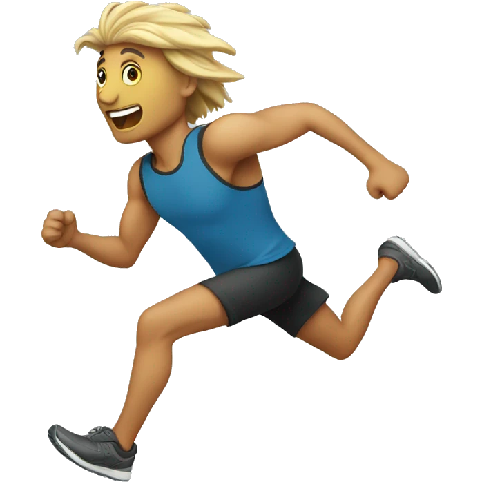 Robbr running  emoji