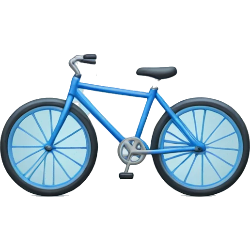 blue bicycle emoji