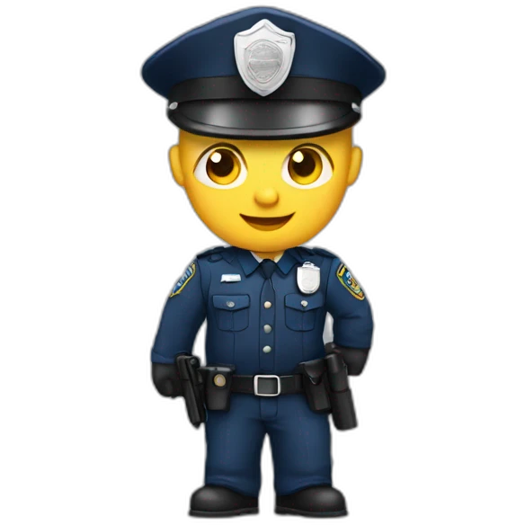 police garde a vous emoji