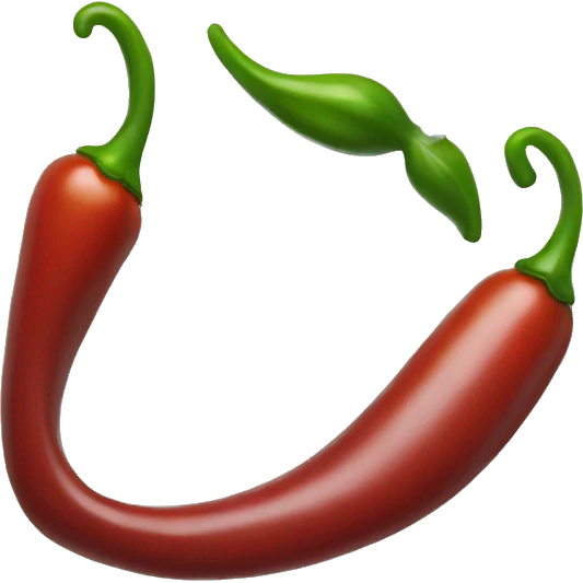 Chili necklace  emoji