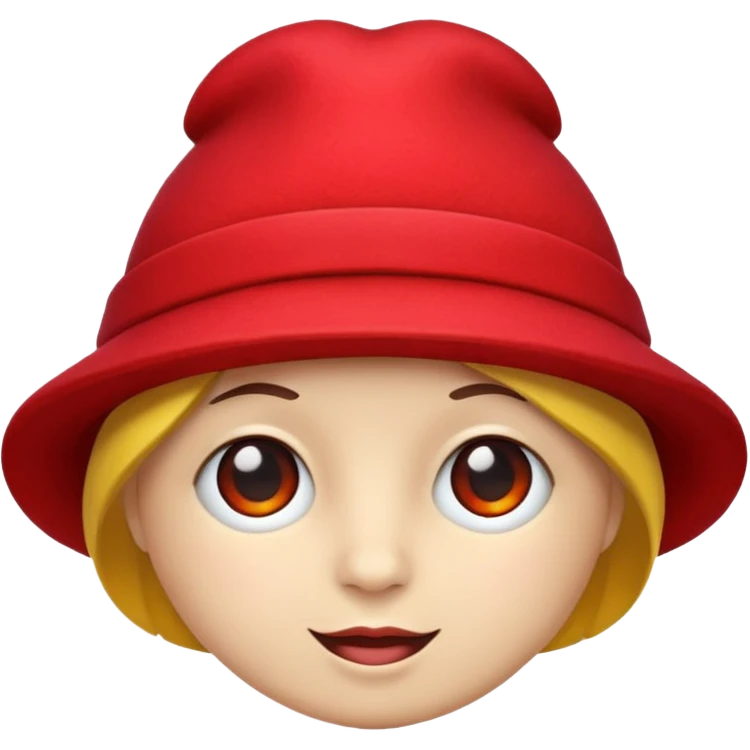  A only red hat emoji