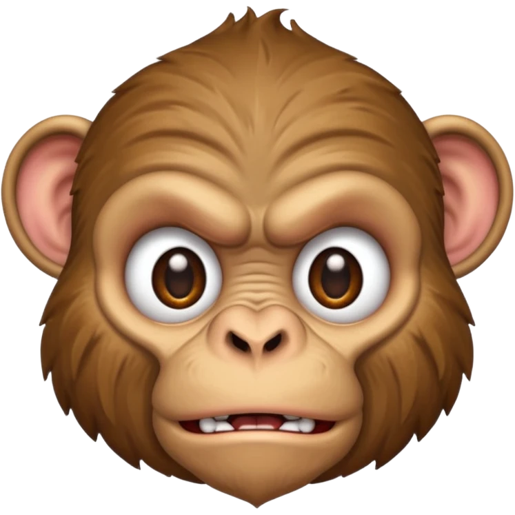angry monkey emoji