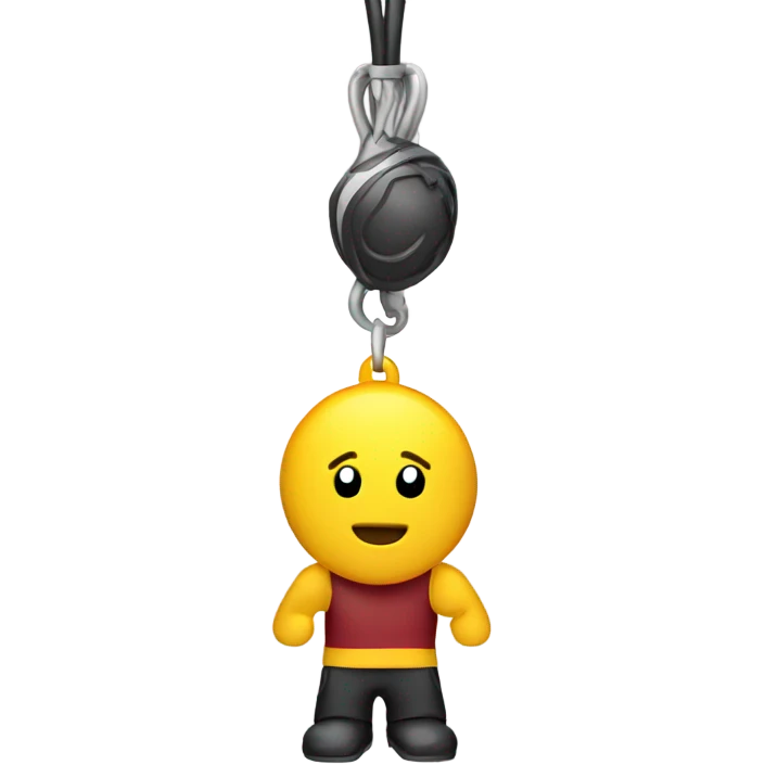 Sport coach whistle on string  emoji