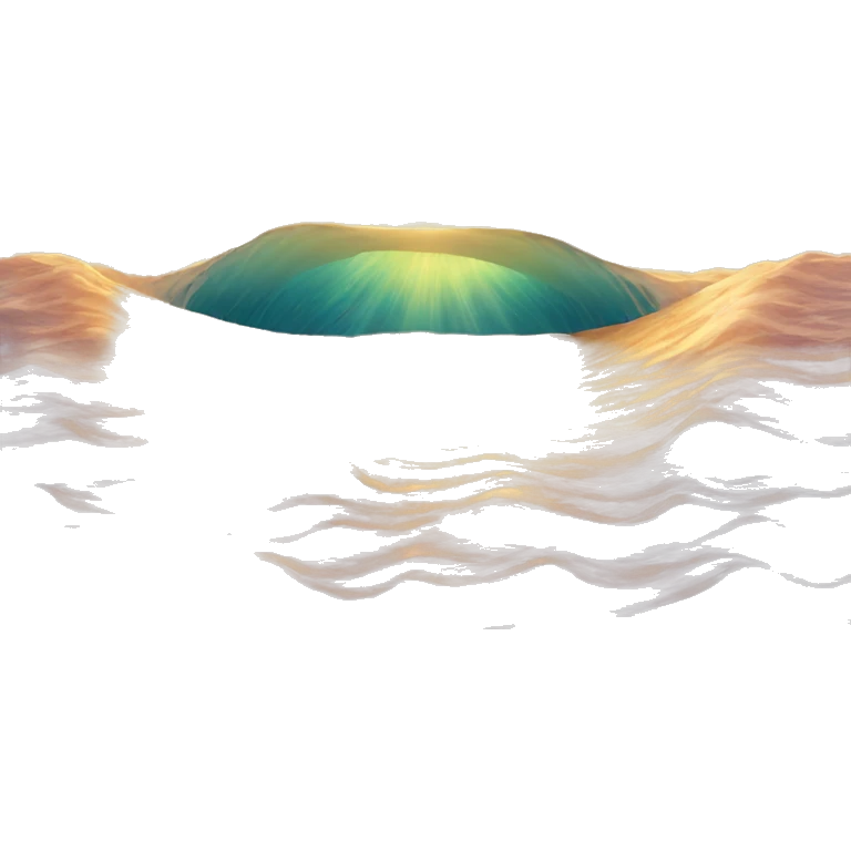 The sea and the sun emoji