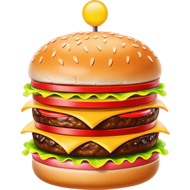 Retro Restaurant Sign Hamburger emoji