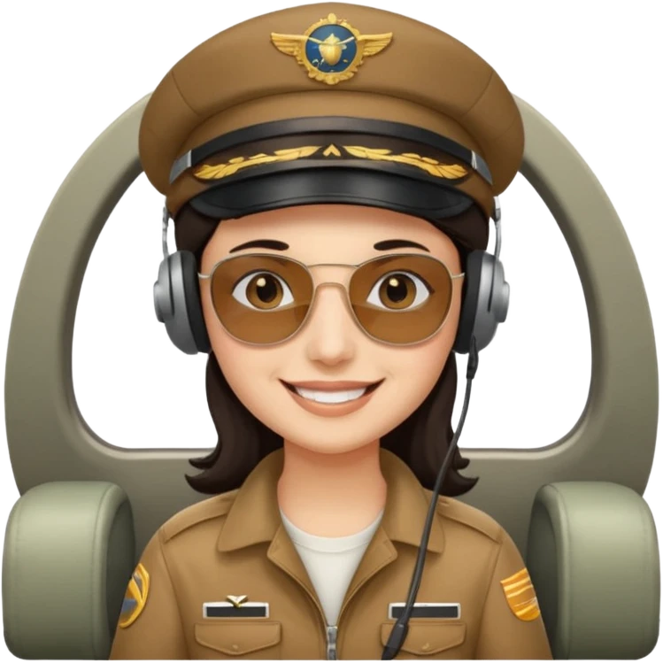 andini fährt mit dem Flugzeug emoji