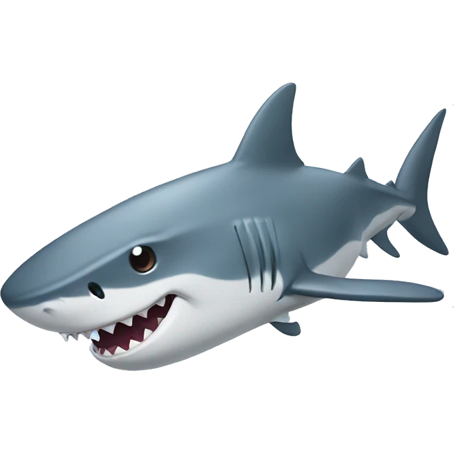 Shark with beanie emoji