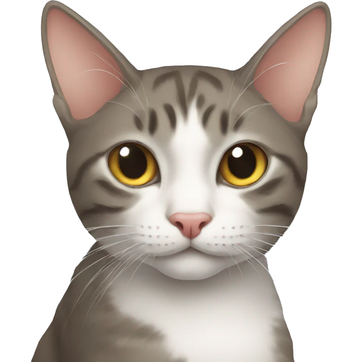Cat with rat emoji