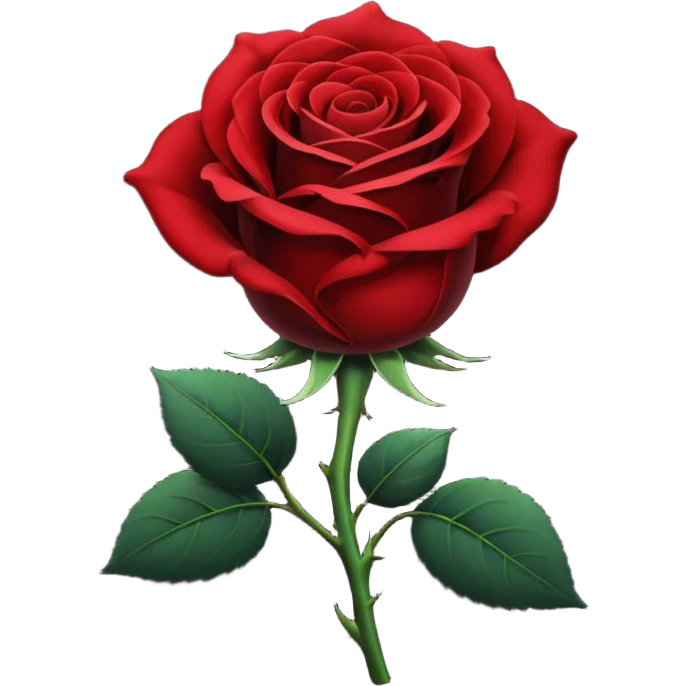 black rose with a stem emoji emoji