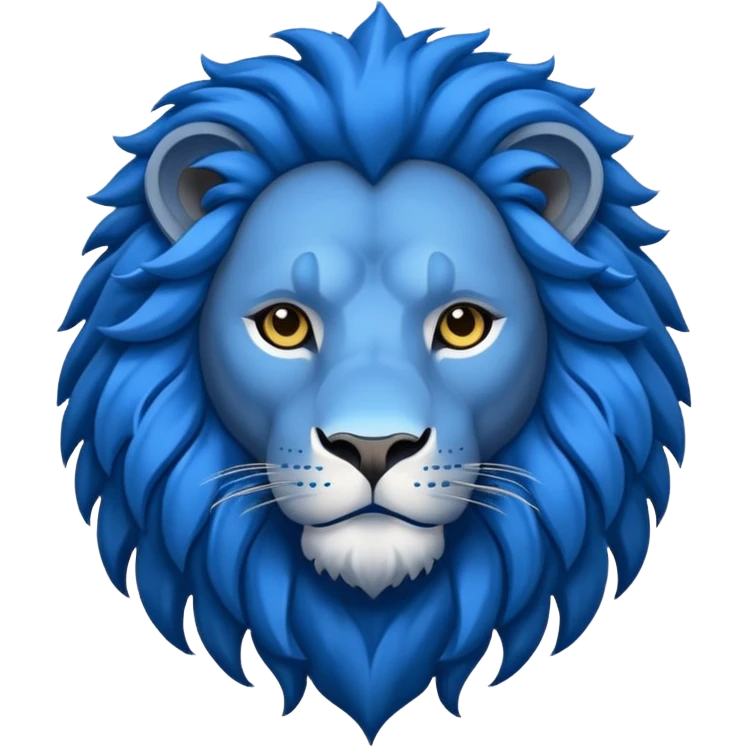 Un emoi sa semene cu stema lui chelsea un leu albastru  emoji