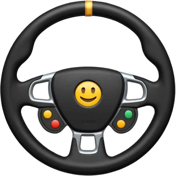 steering wheel emoji