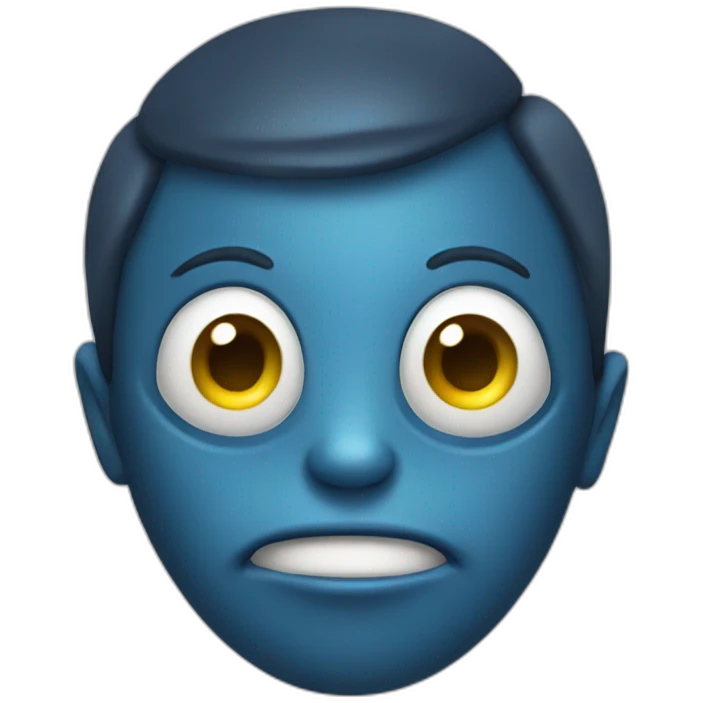 Avatar blue alien character emoji
