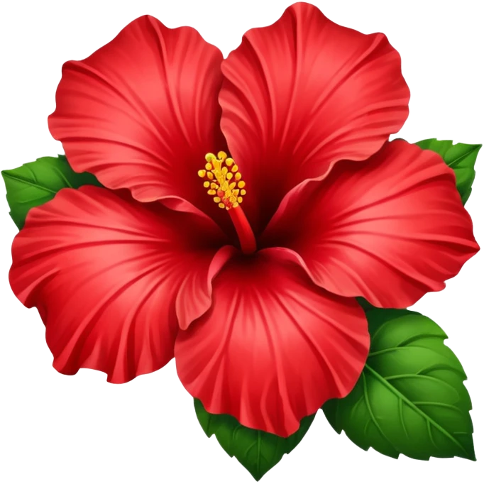  heart hibiscus  emoji
