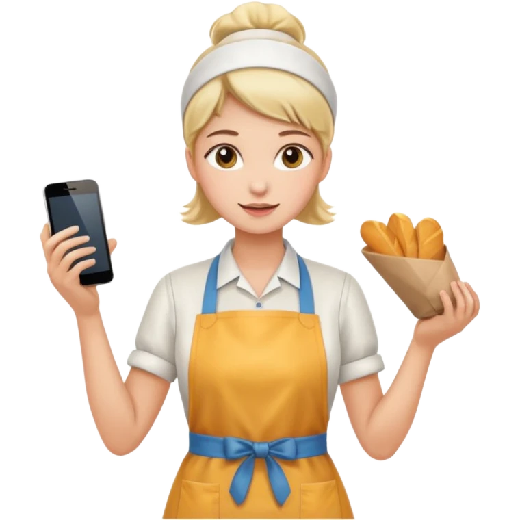 Tomando pedidos emoji