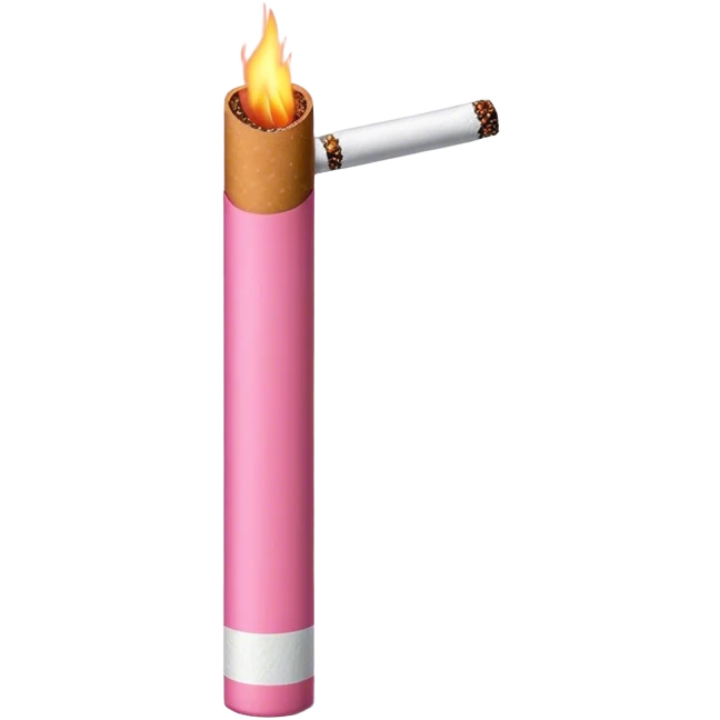 pink cigarettes emoji