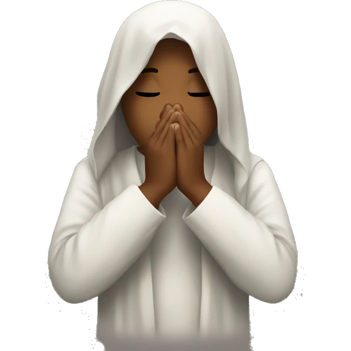 silence and pray emoji
