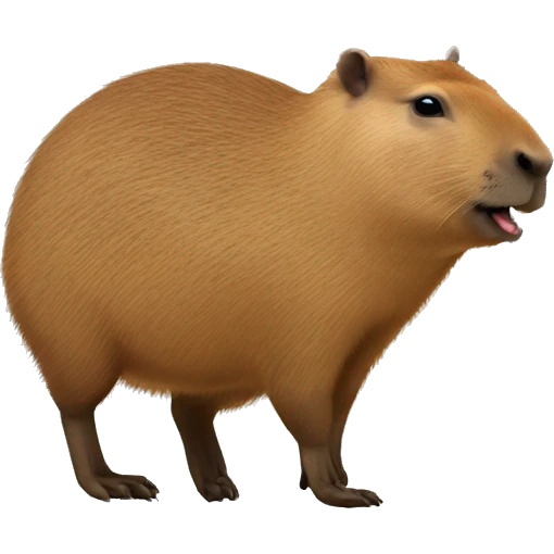 Capybara twerking emoji