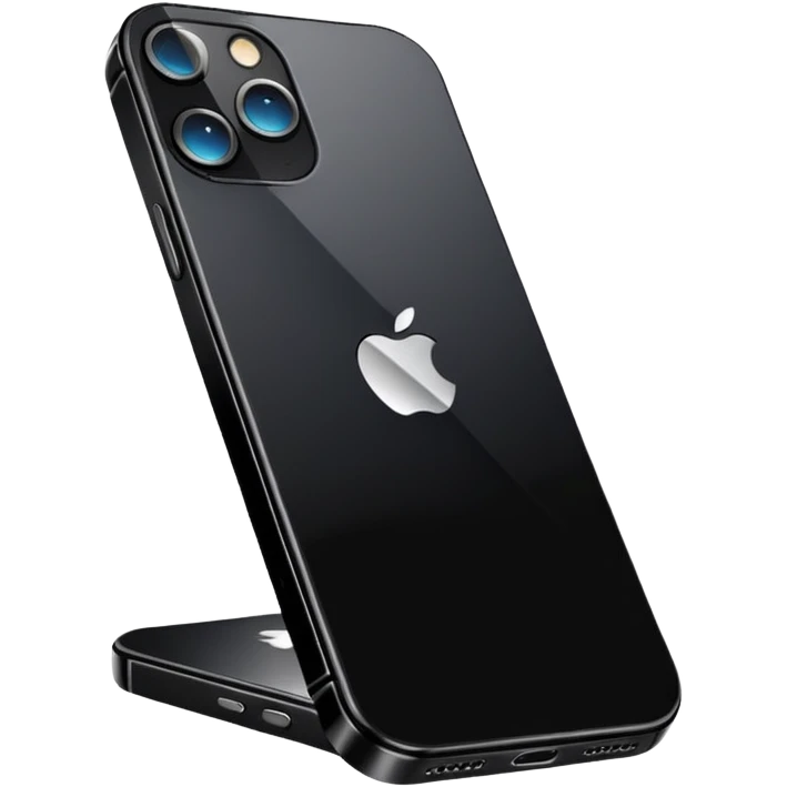 Black iphone 13 emoji