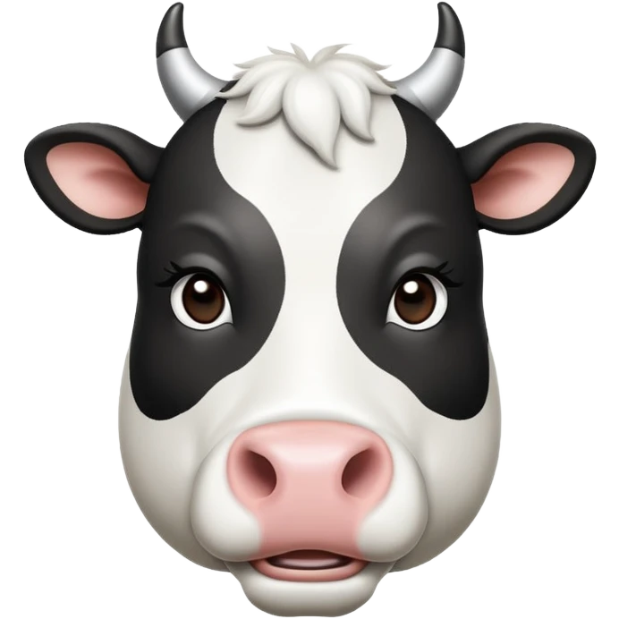 cinematic-noble-black-and-white-cow-portrait-emoji,-poised-and-regal,-with-a-large,-sturdy-build-and-a-beautifully-patterned-hide-of-rich-black-accented-by-crisp-white-patches,-deep-set-soulful-brown-eyes,-simplified-yet-sharp-and-sophisticade emoji