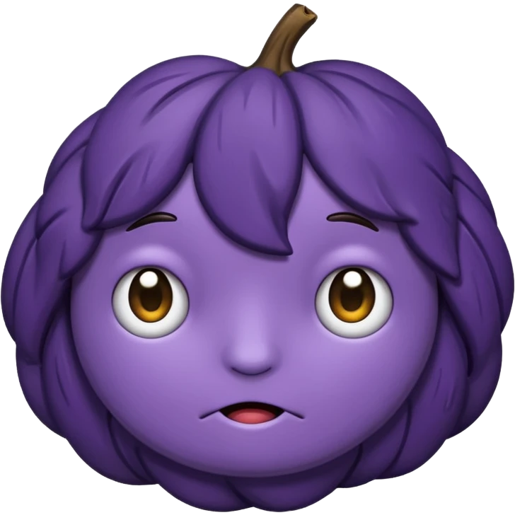 cute prune emoji