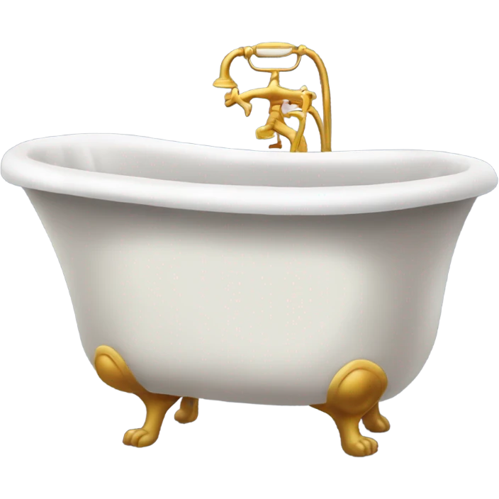 Claw-foot Old fashioned bathtub emoji