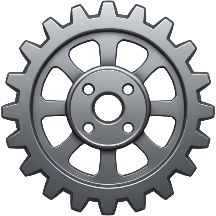 gear emblem emoji