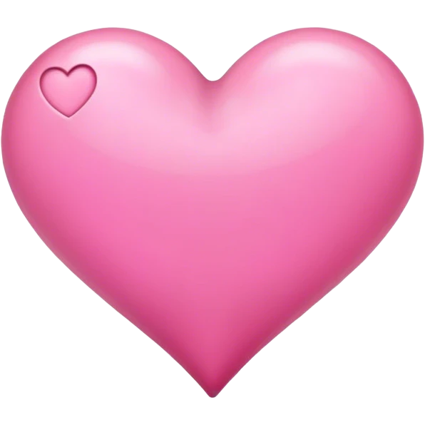 Pink heart emoji