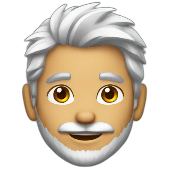 Silver fox emoji