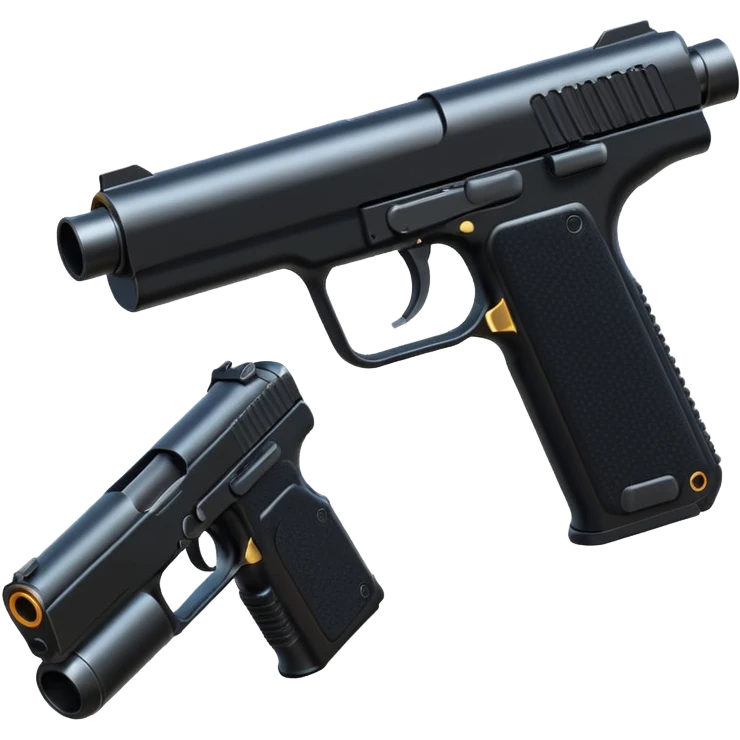 realistic usp-s with silencer emoji