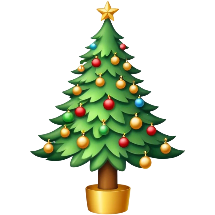 Christmas tree emoji