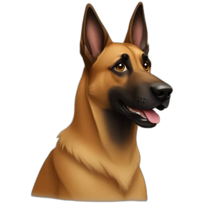 malinois-with-maine-coon emoji
