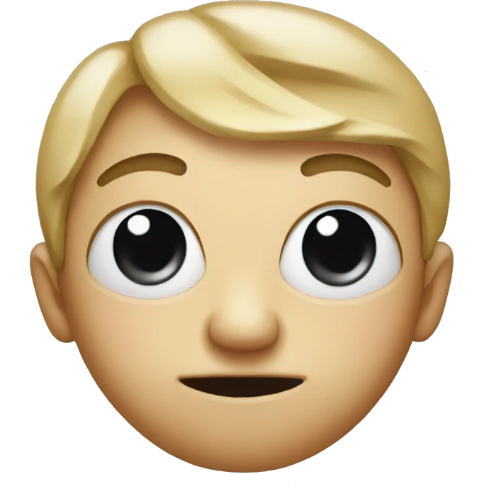 emoji with a big side eye emoji