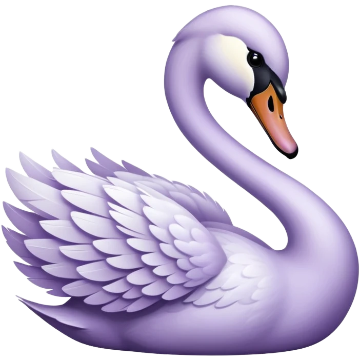 Light Purple swan emoji