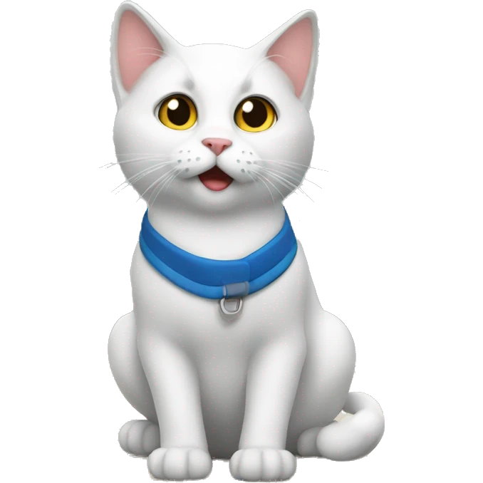 Cat at training  emoji