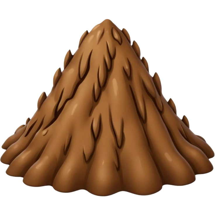 Brown puddle  emoji