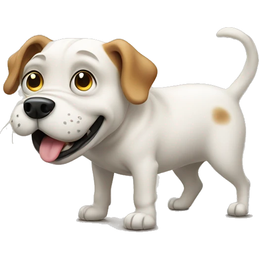 Dog farting  emoji