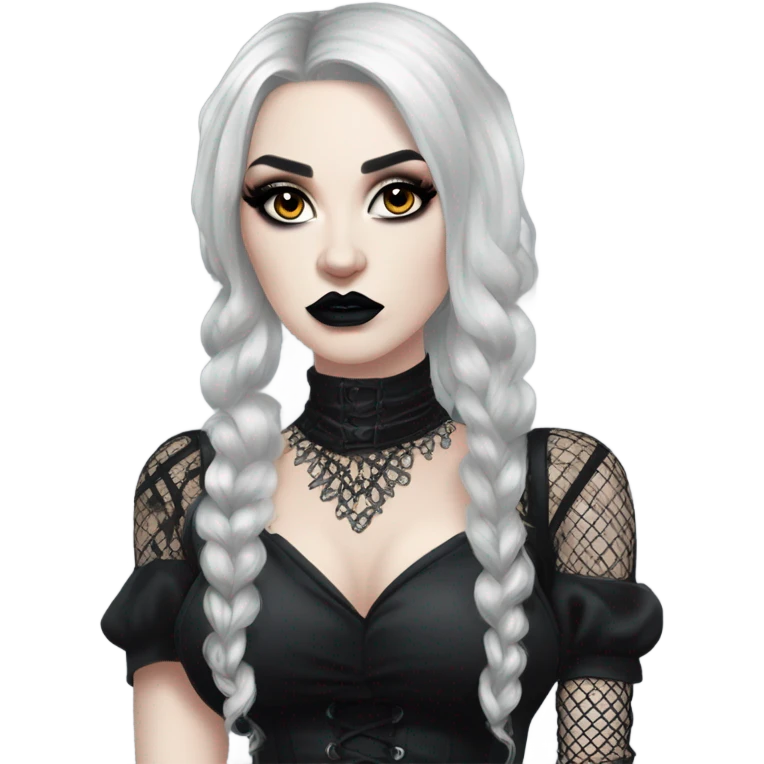 goth girl emoji