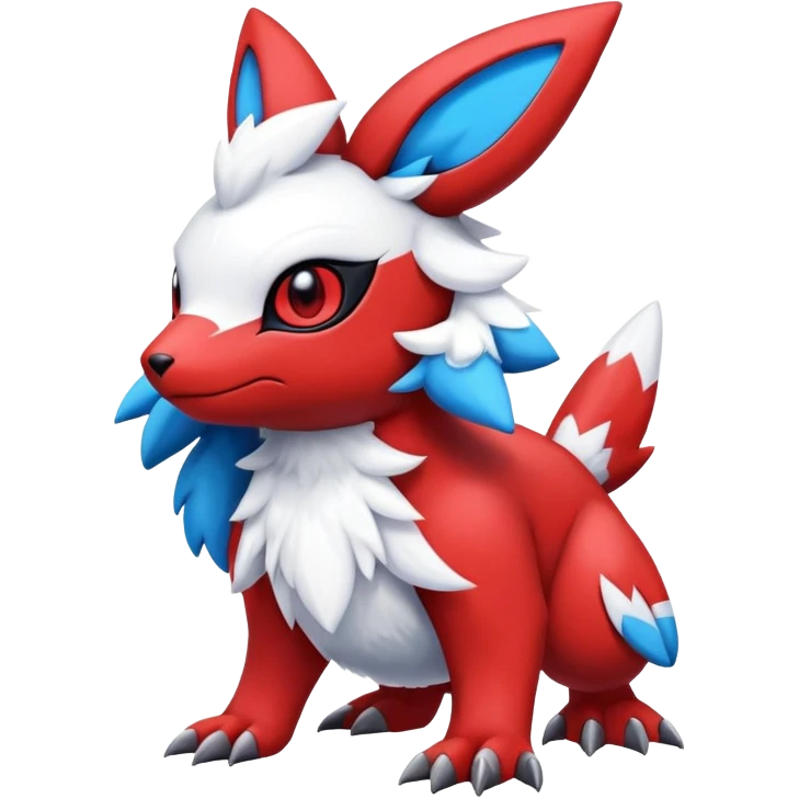  Cute Guilmon-Latias-Umbreon-Fakémon-hybrid-creature (full body)  emoji