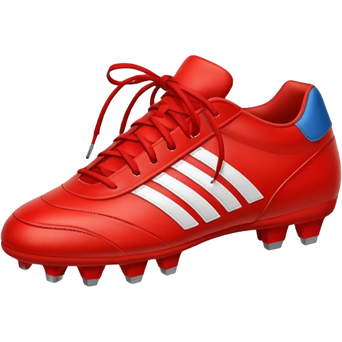 soccer shoes red emoji