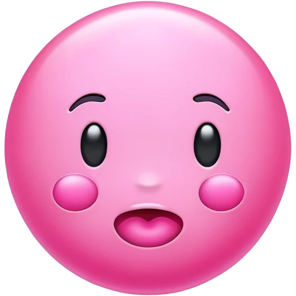 Pink emoji