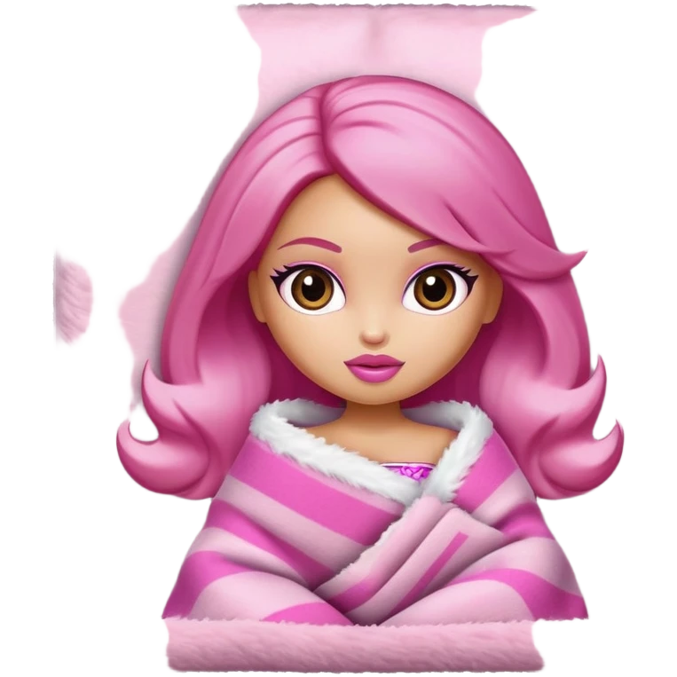 pink bratz blanket  emoji