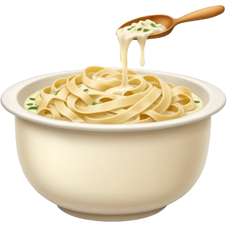 Fettuccine alfredo emoji